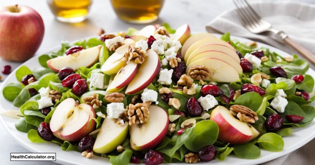 Apple Walnut Salad with Maple Vinaigrette