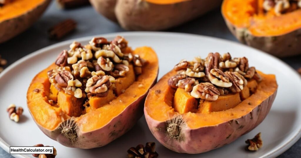 Baked Sweet Potatoes with Cinnamon