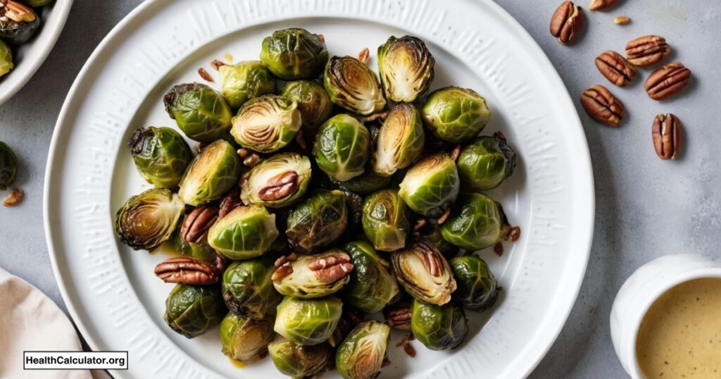 Roasted Brussels Sprouts with Pecans